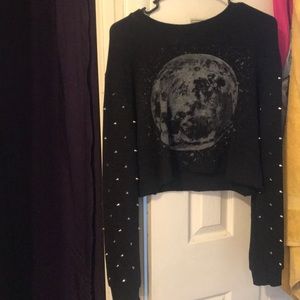 Long sleeve half shirt